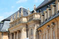 Figures atop Margravial Opera House. Bayreuth, Germany