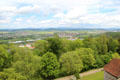 Town of Coburg seen from Coburg Castle. Coburg, Germany.