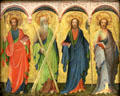 Apostles Philipp, Andrew, Matthew & Thomas painting from Köln at Germanisches Nationalmuseum. Nuremberg, Germany.
