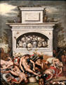 Vanity Allegory painting by Valentin Wagner of Dresden at Germanisches Nationalmuseum. Nuremberg, Germany.