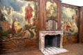 Gobelin tapestries with story of Moses by Franz & Peter van der Borcht of Brussels framed in wooden panels from ruins of Aachen house at Germanisches Nationalmuseum. Nuremberg, Germany.