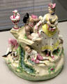 Porcelain pastoral group figure from Vienna at Germanisches Nationalmuseum. Nuremberg, Germany.