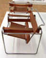 Tubular steel Wassily chairs by Marcel Breuer for house of his Bauhaus colleague Wassily Kandinsky at Germanisches Nationalmuseum. Nuremberg, Germany.