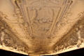 Sculpted Baroque hall ceiling at Fembohaus City Museum. Nuremberg, Germany.