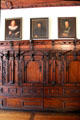 Portraits & paneling in Beautiful room from Pellerhaus at Fembohaus City Museum. Nuremberg, Germany.