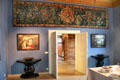Tapestry plus painting at Tucher Mansion Museum. Nuremberg, Germany.