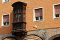Chörlein bay window on Neutorstraße. Nuremberg, Germany.