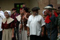 Heritage costumed street performers. Nuremberg, Germany.