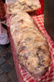 Giant bread at main market. Nuremberg, Germany.