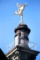 Statue of Mercury on Alte Kanzlei. Stuttgart, Germany.