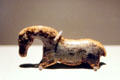 Paleolithic carving of horse at Castle Hohentübingen Museum of Ancient Cultures. Tübingen, Germany.