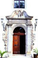 Baroque doorway on Sts. Peter & Paul cloister church. Obermarchtal, Germany.