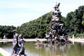 Fama fountain at Herrenchiemsee New Palace. Chiemsee, Germany.
