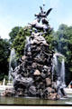 Fama fountain at Herrenchiemsee New Palace. Chiemsee, Germany.