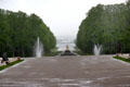 Chiemsee lake viewed from Herrenchiemsee New Palace. Chiemsee, Germany.