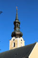 Holy Blood onion domed church in Chiemsee countryside. Chiemsee, Germany.