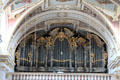 Organ in St Lorenz Basilica. Kempten, Germany.