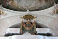 Ornate organ in Church of Sts Peter & Paul. Mittenwald, Germany.