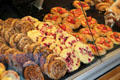 Pastries in shop window. Lindau im Bodensee, Germany.