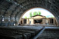 Passion Play stage at Oberammergau theater. Oberammergau, Germany.