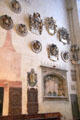 Memorial wall plaques in Ulm Münster. Ulm, Germany.