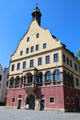 Schwörhaus where town council annually swore their oaths. Ulm, Germany.