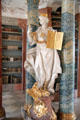 One of the statues depicting academic & religious virtues in library at Kloster Wiblingen. Ulm, Germany.