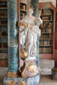 One of the statues depicting academic & religious virtues in library at Kloster Wiblingen. Ulm, Germany.