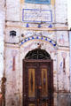 House decorated with scenes of Haj journey to Mecca in Esna. Egypt.