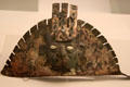 Moche silver & copper headdress or pectoral from Peru at Museum of America. Madrid, Spain.