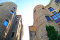 Gate of Roman wall. Barcelona, Spain