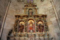 Baroque altar of San Ramón Nonato with Saints Joachim & Anne at Barcelona Cathedral. Barcelona, Spain.