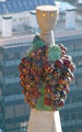 Finial grapes atop Sagrada Familia. Barcelona, Spain.