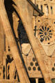 Support columns of Passion Facade at Sagrada Familia. Barcelona, Spain.