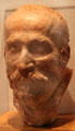 Antoni Gaudí bust from death mask by Joan Matamala at Sagrada Familia, Barcelona