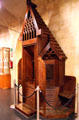 Confessional by Antoni Gaudí at Sagrada Familia. Barcelona, Spain.