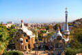 Entrance pavilions of Parc Güell, Barcelona by Antoni Gaudí