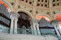 Organ in oval room of Palau Nacional. Barcelona, Spain.