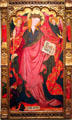 St Ursula painting by Master Jacobus at Museu Nacional d'Art de Catalunya. Barcelona, Spain