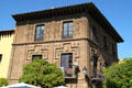 Casa de las Cadenas from Navarre at Poble Espanyol. Barcelona, Spain.