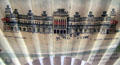 Drawing of Grand Hotel 1888 Universal Exposition at Barcelona at Museum of Decorative Arts. Barcelona, Spain.