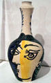Vase by Picasso at Ceramics Museum of Barcelona. Barcelona, Spain.