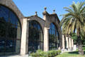 Barcelona Maritime Museum occupies former shipyard building. Barcelona, Spain.