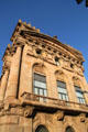 End facade of Barcelona Customs House. Barcelona, Spain.