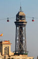 Telefèric tower at Moll de Barcelona. Barcelona, Spain.