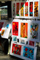 Art kiosk on La Rambla. Barcelona, Spain.