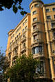Corner building at Rambla de Catalunya 89. Barcelona, Spain.