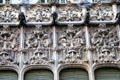 Carving detail of Casa Asia. Barcelona, Spain.