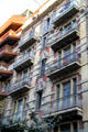 Eixample decorated structure. Barcelona, Spain.
