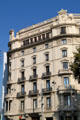 Eixample corner building. Barcelona, Spain.